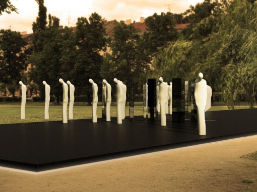 Soutěžní návrh památníku obětem Holokaustu v Brně